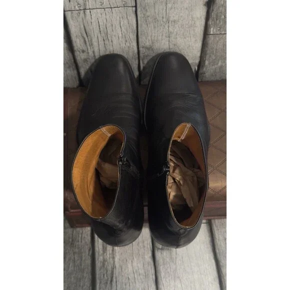 Magnanni Men’s Donosti Black Leather Side Zip Ankle Boots 12682 Sz 9.5 - Picture 5 of 9